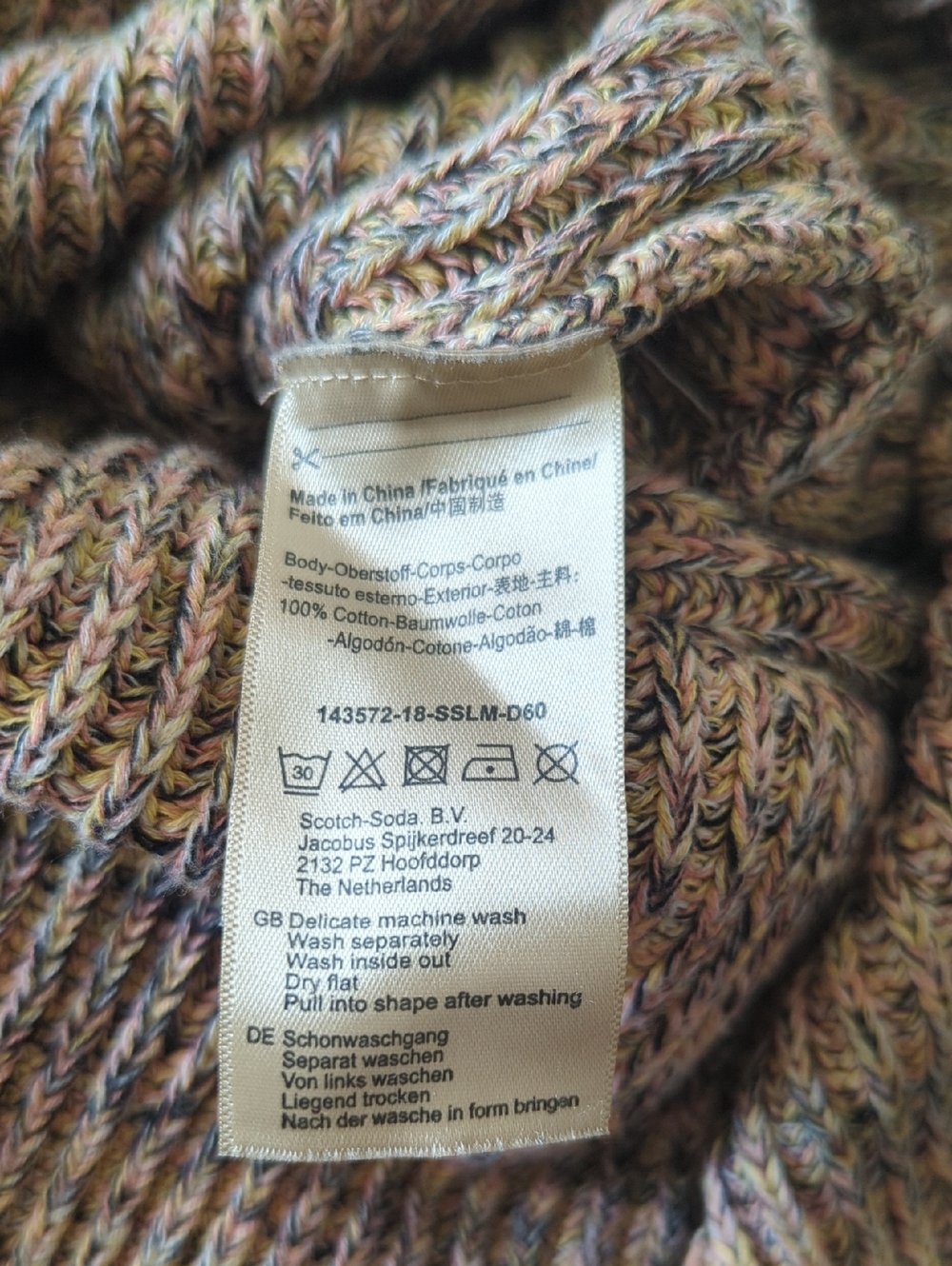 Scotch & Soda - Maison Scotch Lattice Side Knit Sweater - Picture 8 of 8